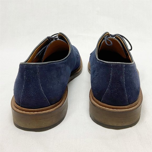 M. GEMI NAVY STRADA DERBY SUEDE SHOES~8 main image 11